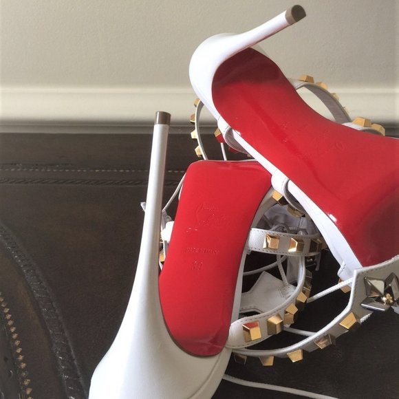 SOLD!! NWT $1.295 Louboutin 120 Gladiator Pumps 39 - Picture 7 of 8
